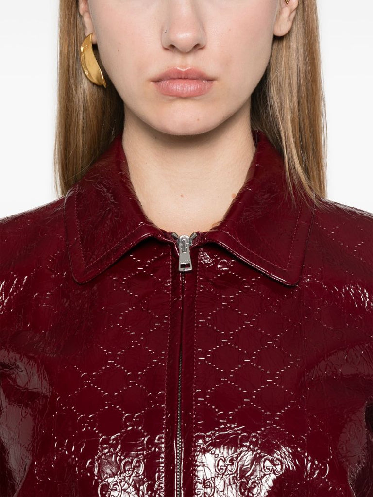 Gg Leather Jacket