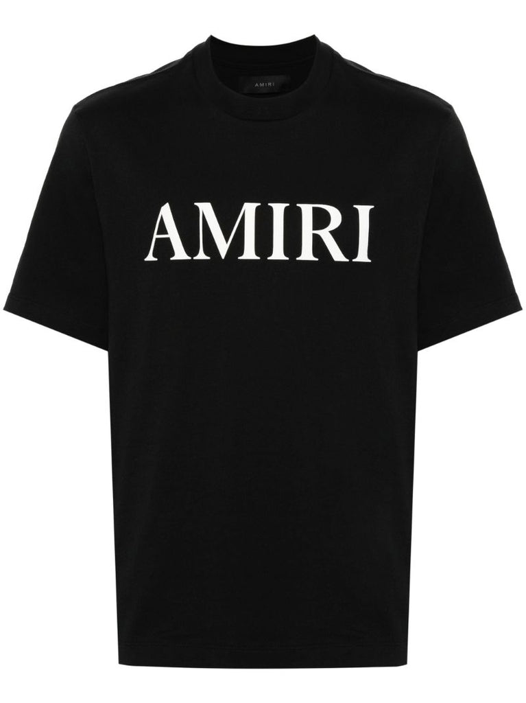 Black Logo-print Cotton T-shirt