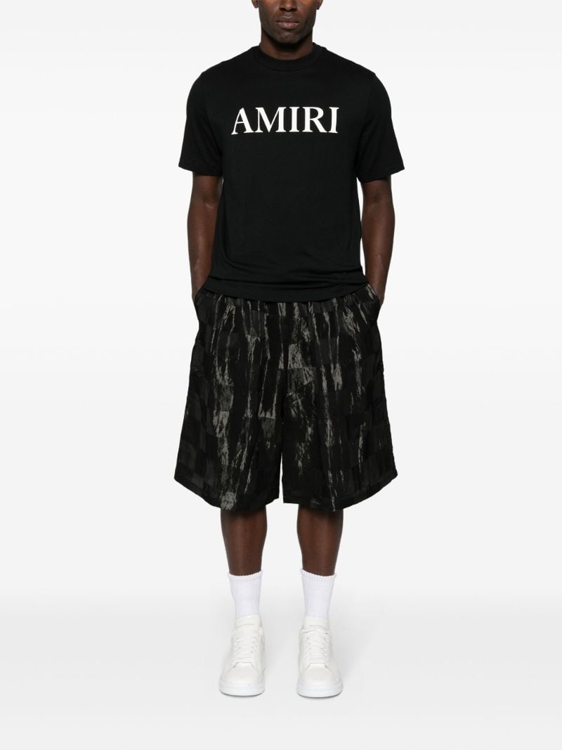 Black Logo-print Cotton T-shirt