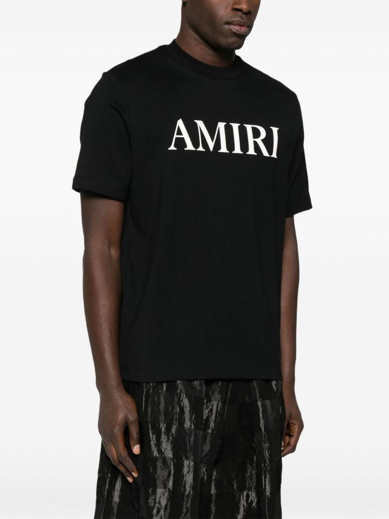 Black Logo-print Cotton T-shirt