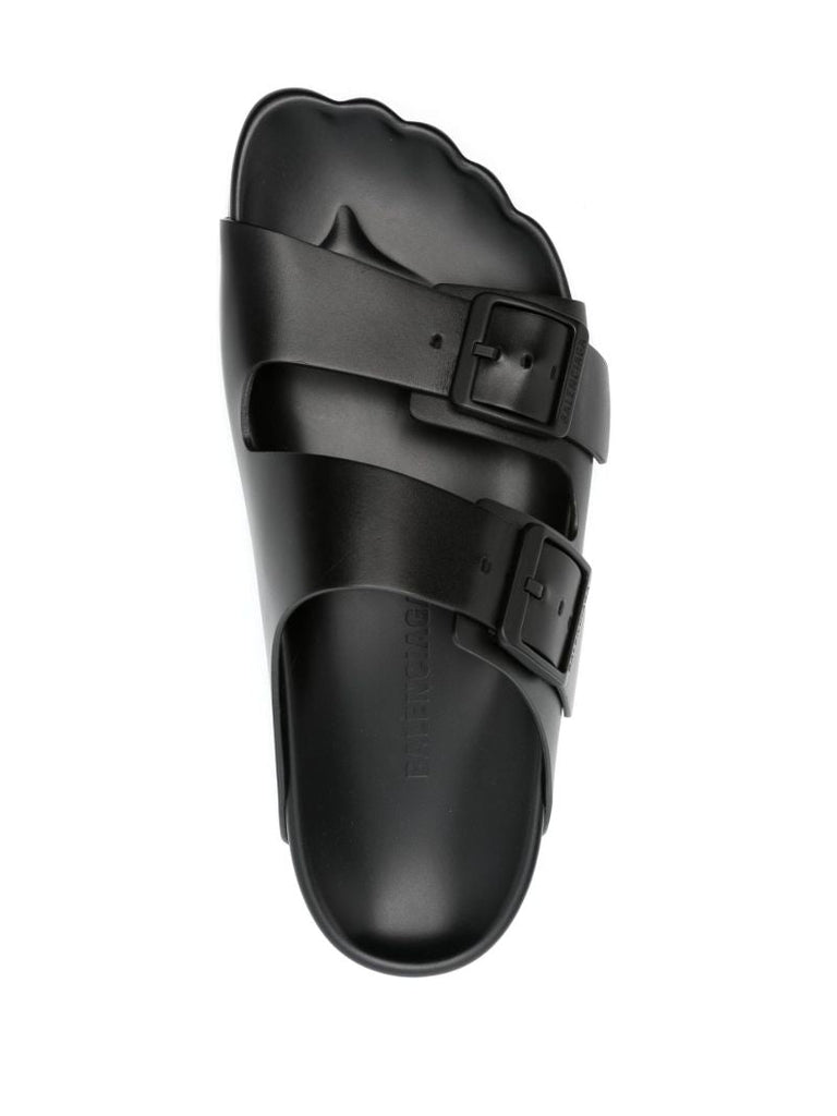 Black Sunday Leather Sandals