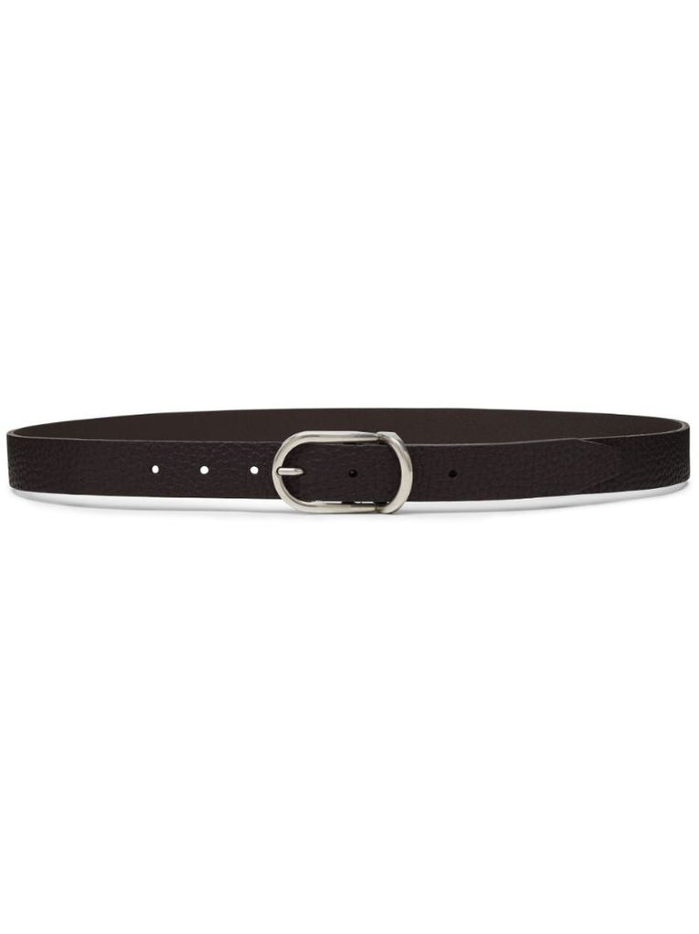 Brown Buckled Leather Belt