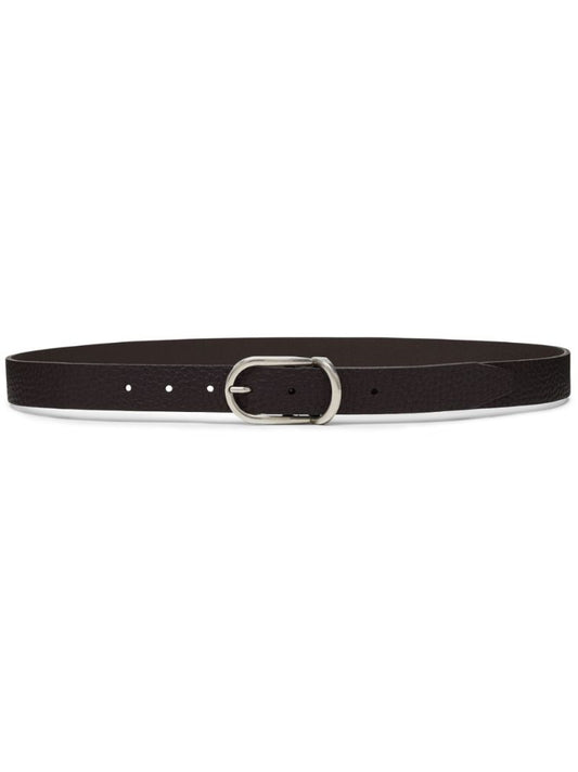 Brown Buckled Leather Belt