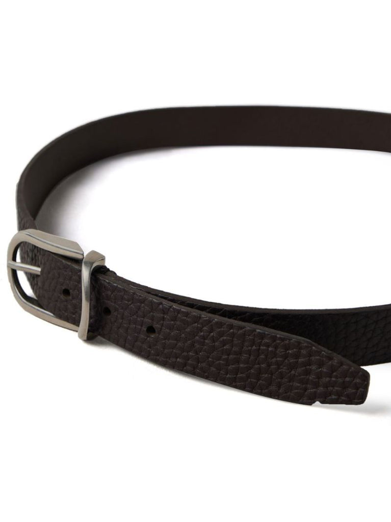 Brown Buckled Leather Belt