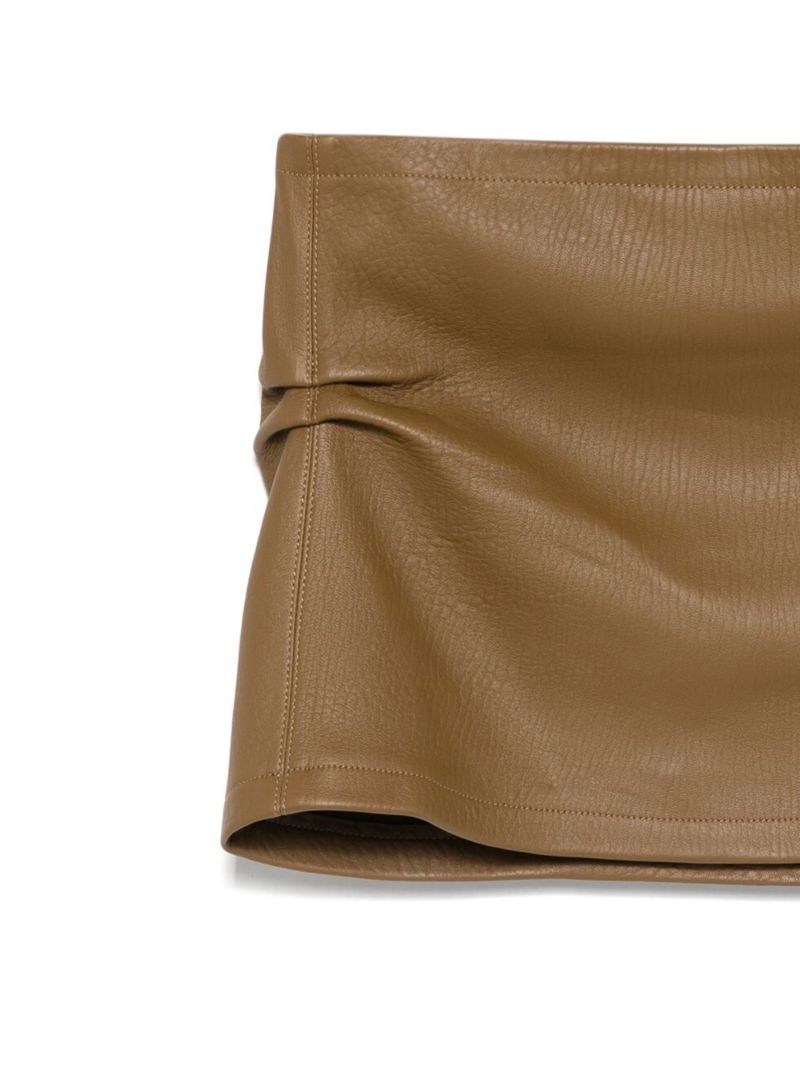 Leather Mini Skirt