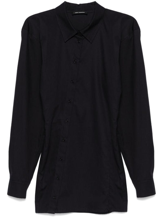 Asymmetric Shirt Dress