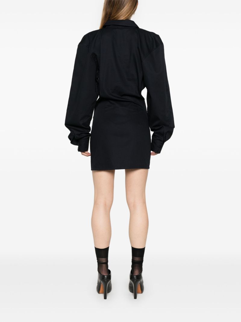 Asymmetric Shirt Dress