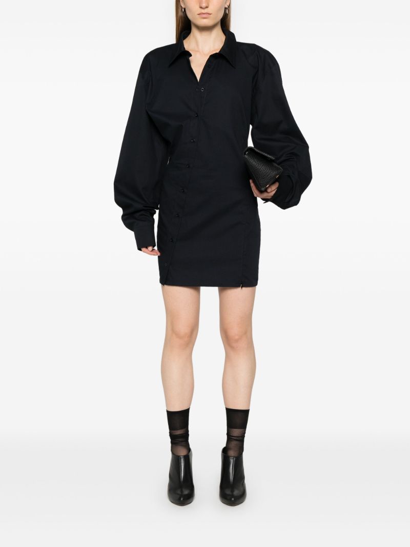 Asymmetric Shirt Dress