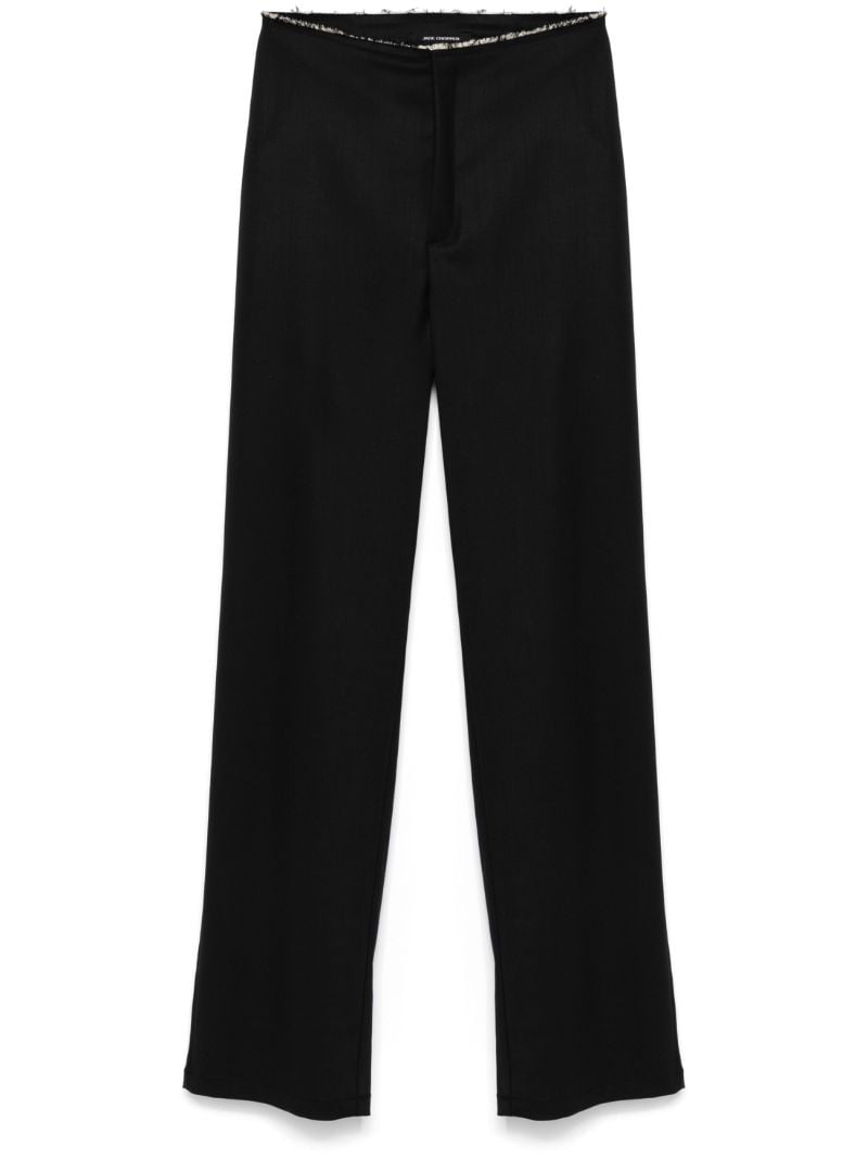 Raw-edge Tailored Trousers