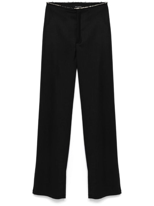Raw-edge Tailored Trousers