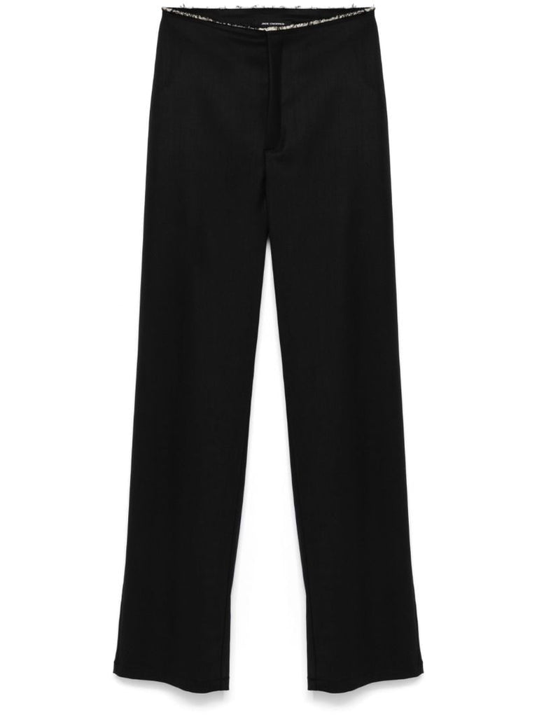 Raw-edge Tailored Trousers