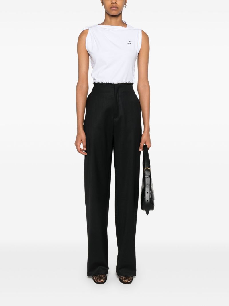 Raw-edge Tailored Trousers