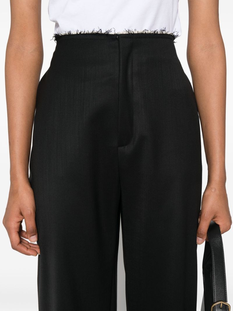Raw-edge Tailored Trousers