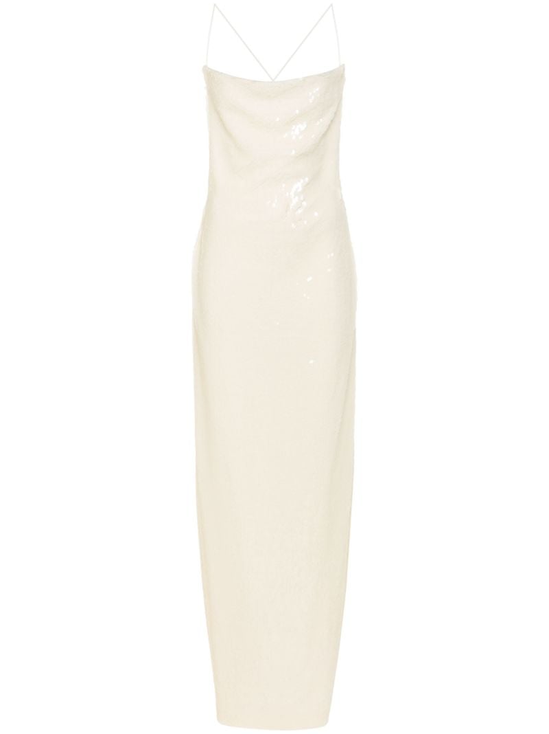 White Sequinned Gown