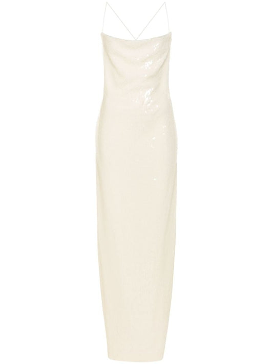 White Sequinned Gown
