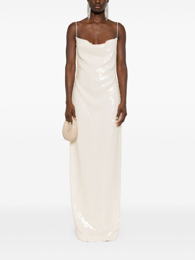White Sequinned Gown