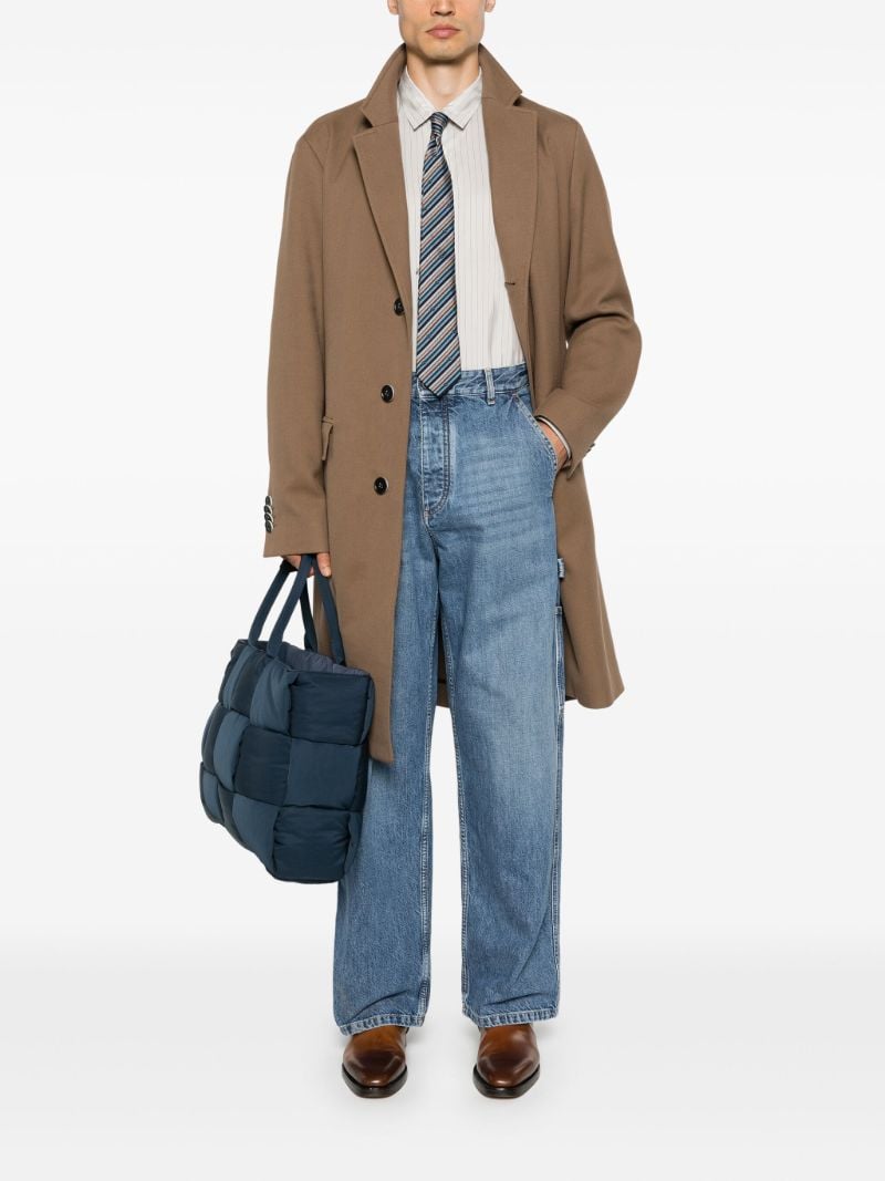 Blue Straight-leg Carpenter Jeans