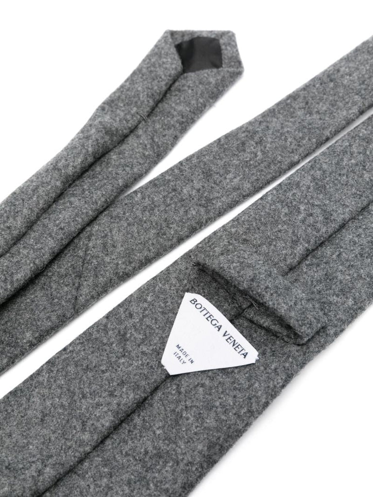 Grey Wool Tie