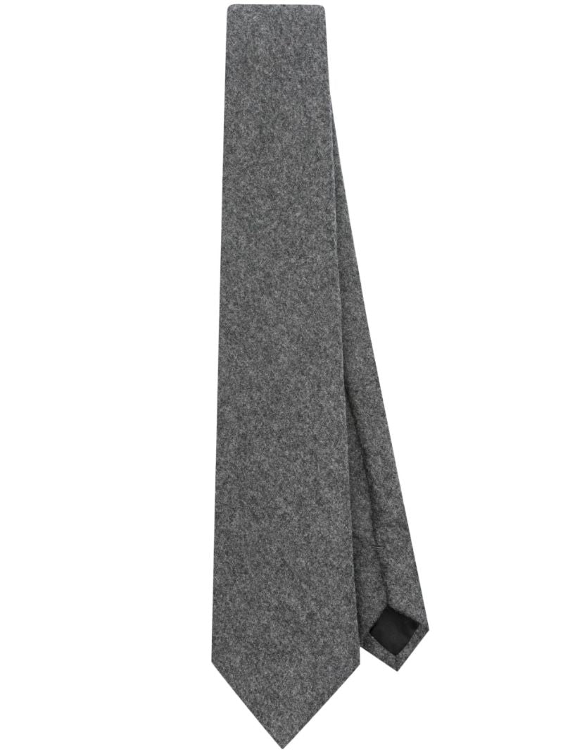 Grey Wool Tie