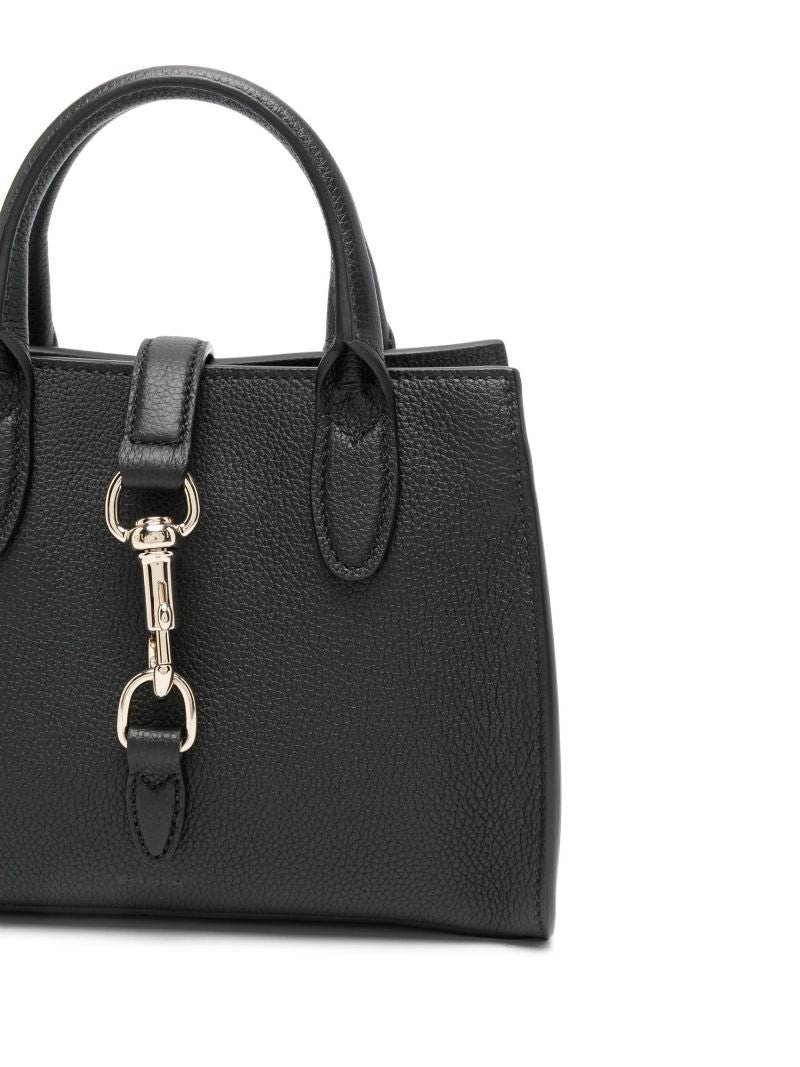 Black Horsebit Tote Bag