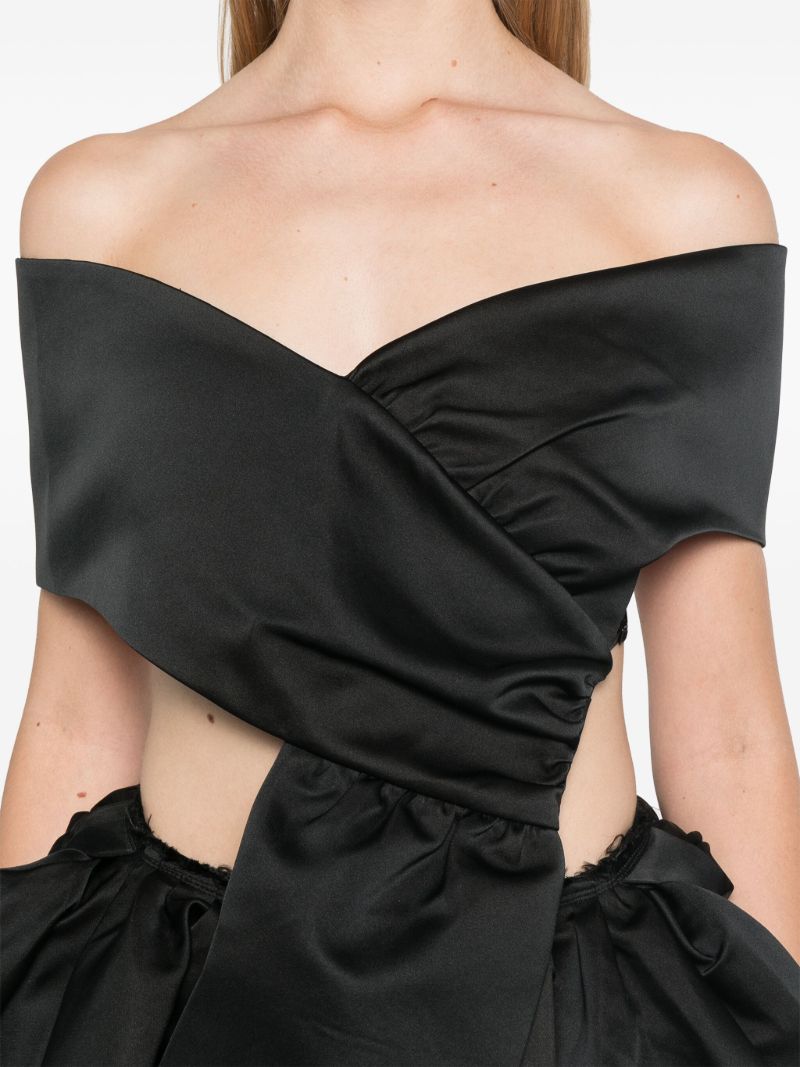 Black Off Shoulder Top