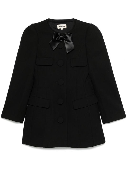 Bow-embellished Jacket