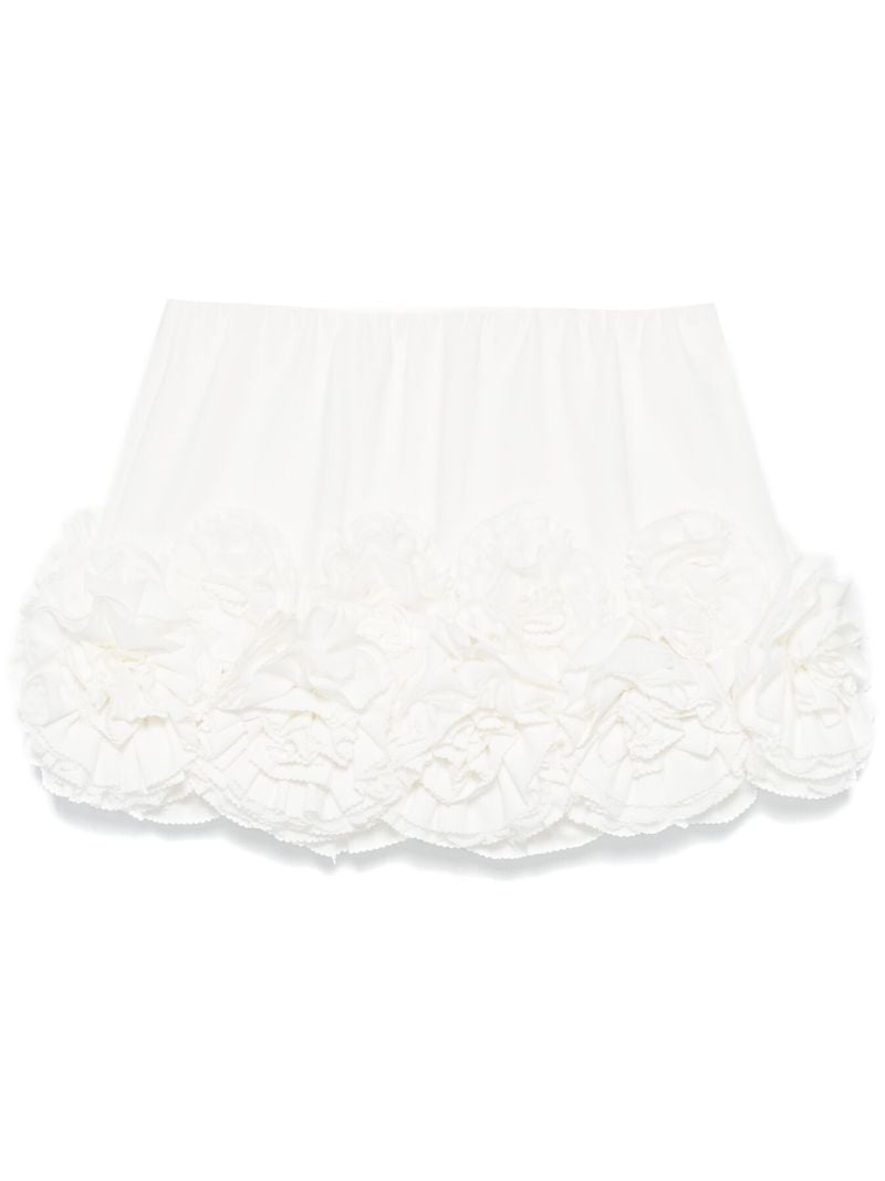 Rose AppliquÃ_x0083_Â© Mini Skirt