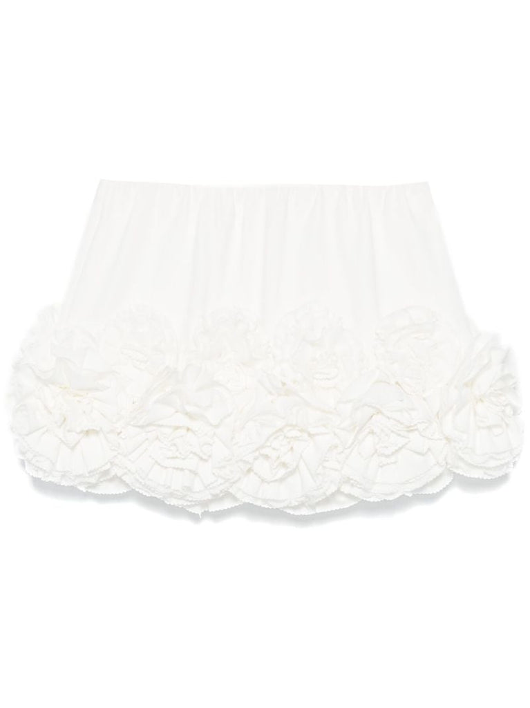 Rose AppliquÃ_x0083_Â© Mini Skirt