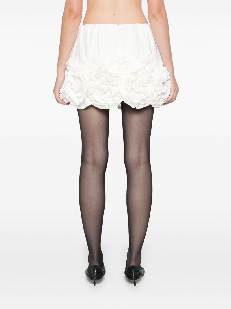 Rose AppliquÃ_x0083_Â© Mini Skirt