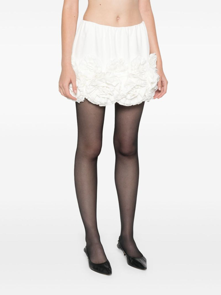 Rose AppliquÃ_x0083_Â© Mini Skirt
