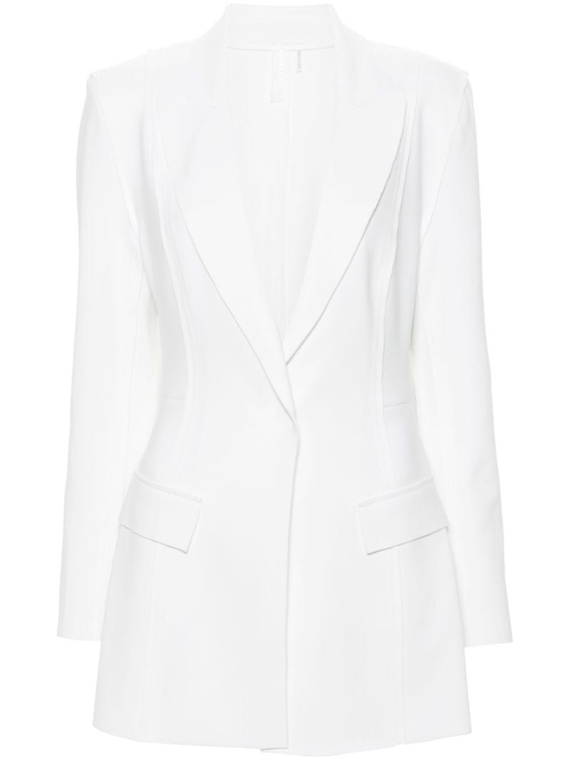 White Single-breasted Tailored Blazer