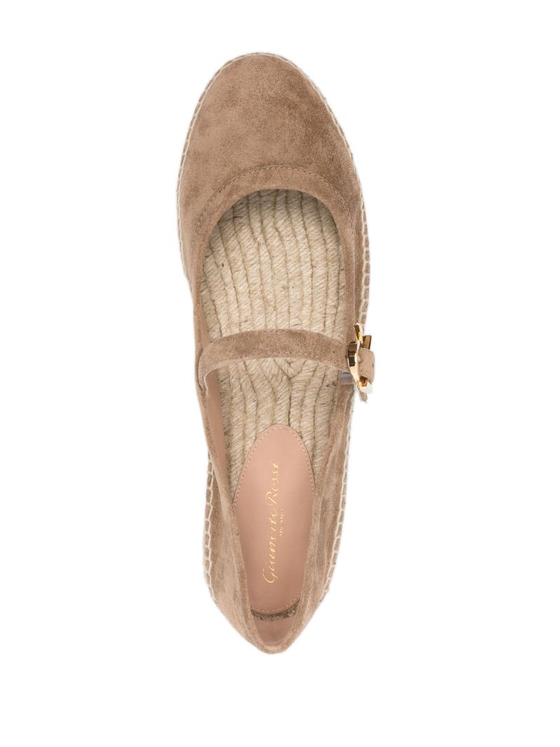Brown Elda Suede Espadrilles