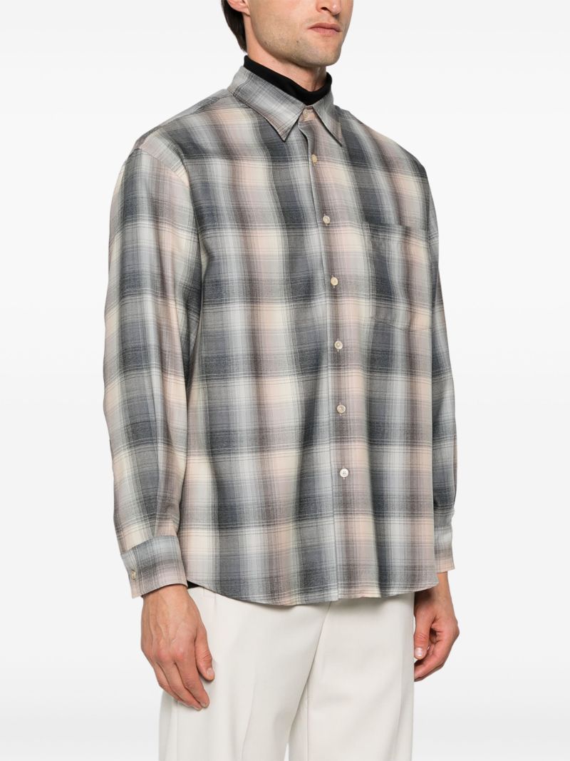 Checked Wool Shirt