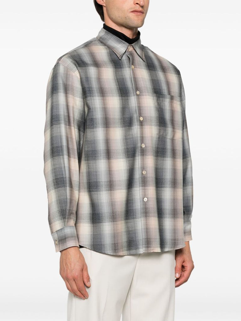 Checked Wool Shirt