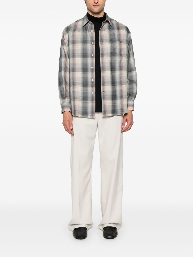 Checked Wool Shirt