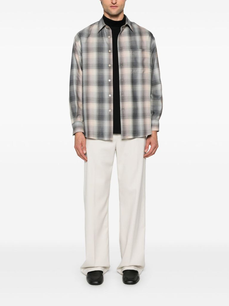 Checked Wool Shirt