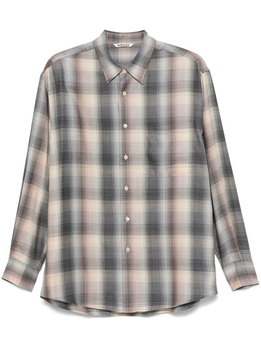Checked Wool Shirt