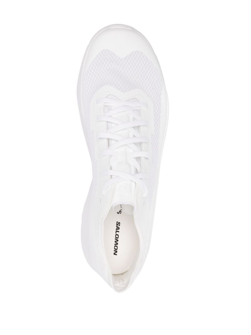 X Salomon White Pulsar Platform Sneakers