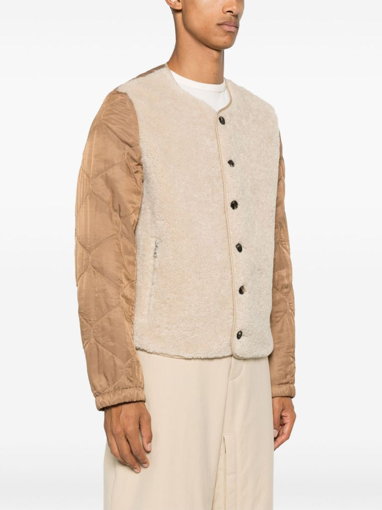 Fleece-panel Jacket