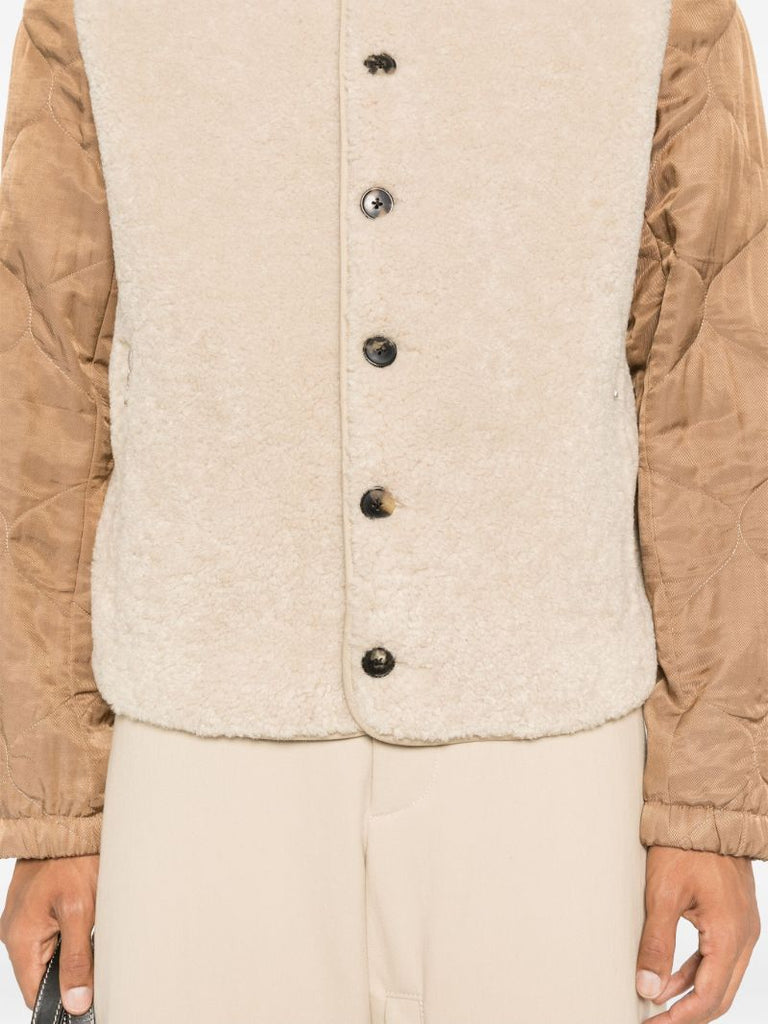 Fleece-panel Jacket