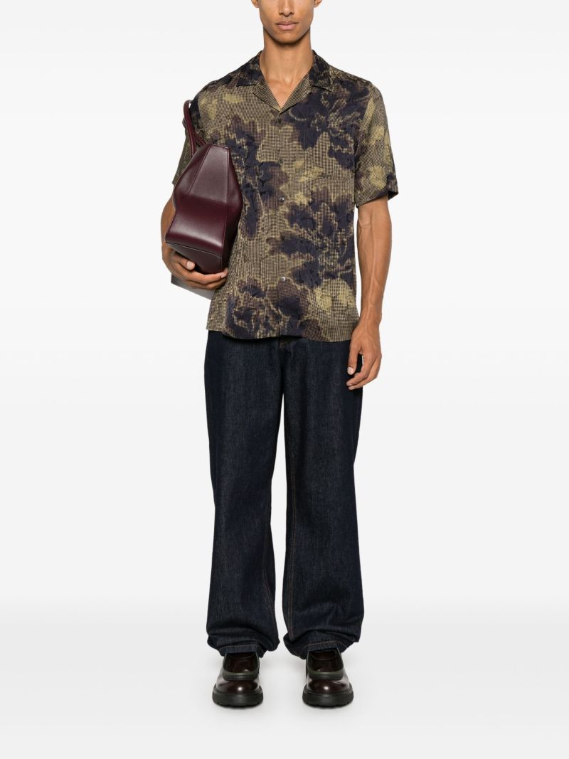 Floral-jacquard Shirt