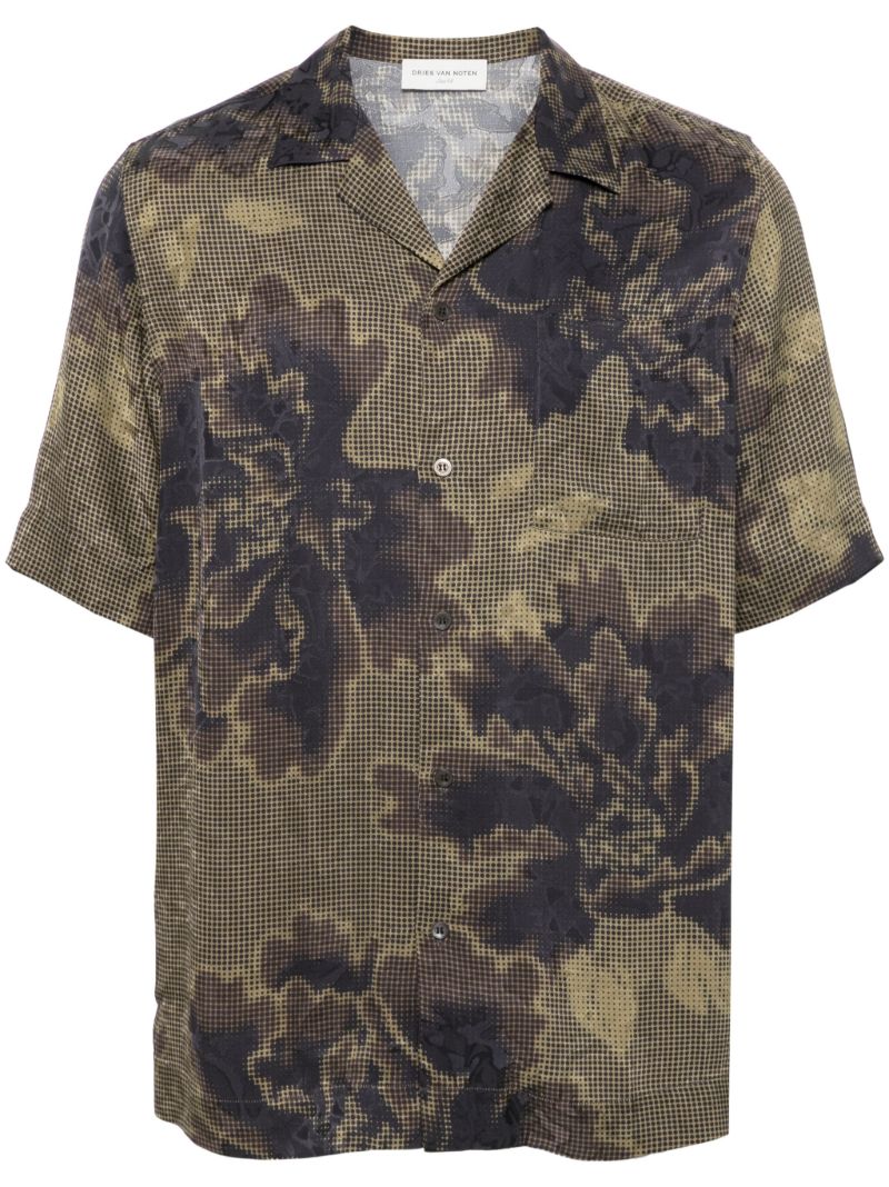 Floral-jacquard Shirt