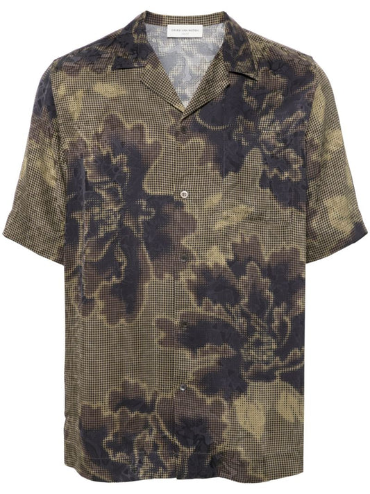 Floral-jacquard Shirt