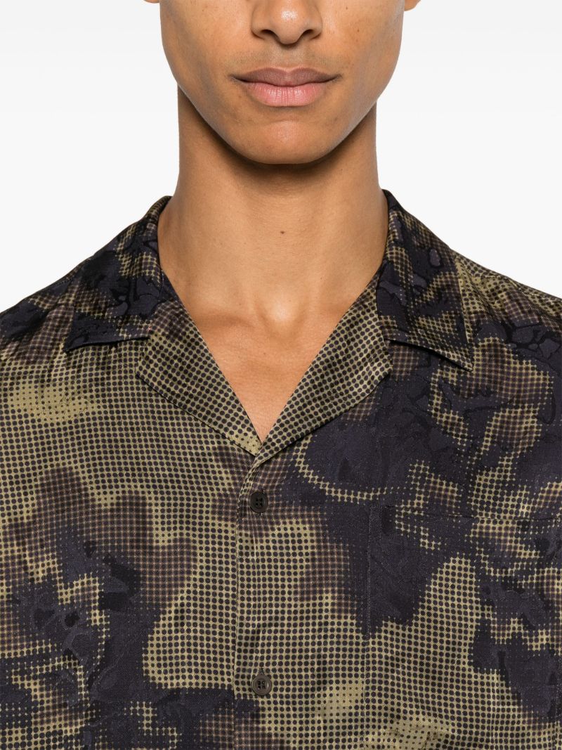 Floral-jacquard Shirt
