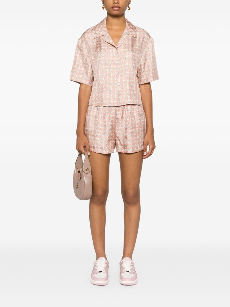 Abstract Pattern Mini Shorts