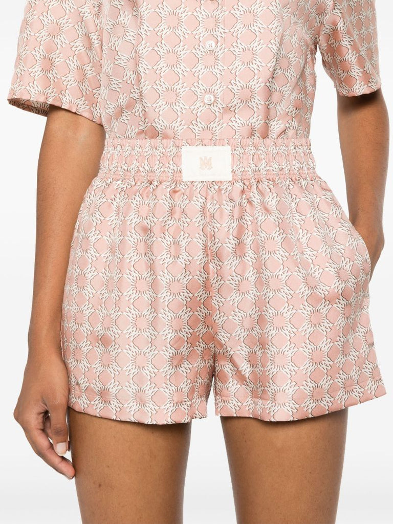 Abstract Pattern Mini Shorts