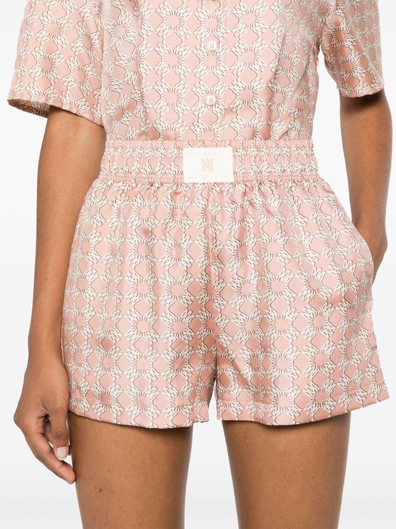 Abstract Pattern Mini Shorts