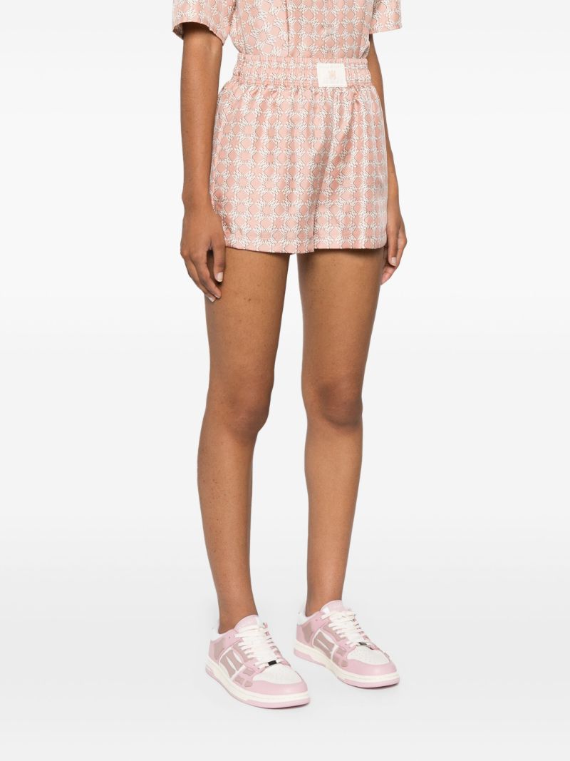 Abstract Pattern Mini Shorts