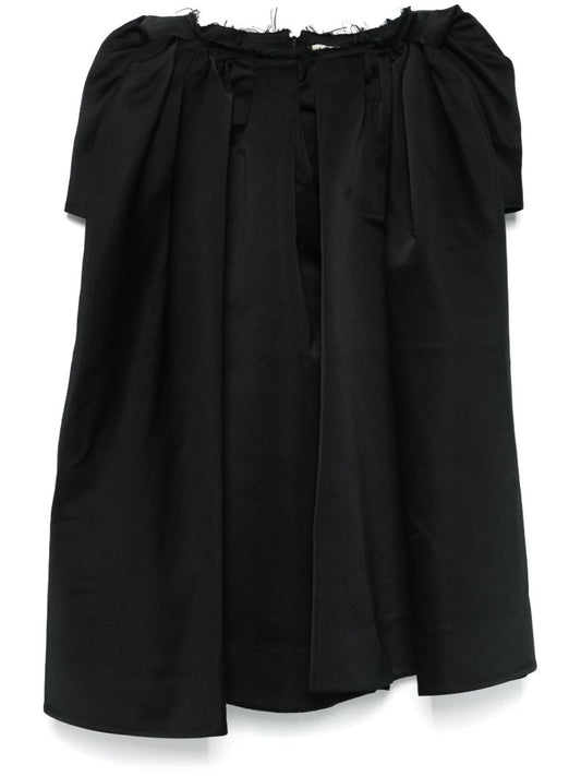 Draped High-low Skirt