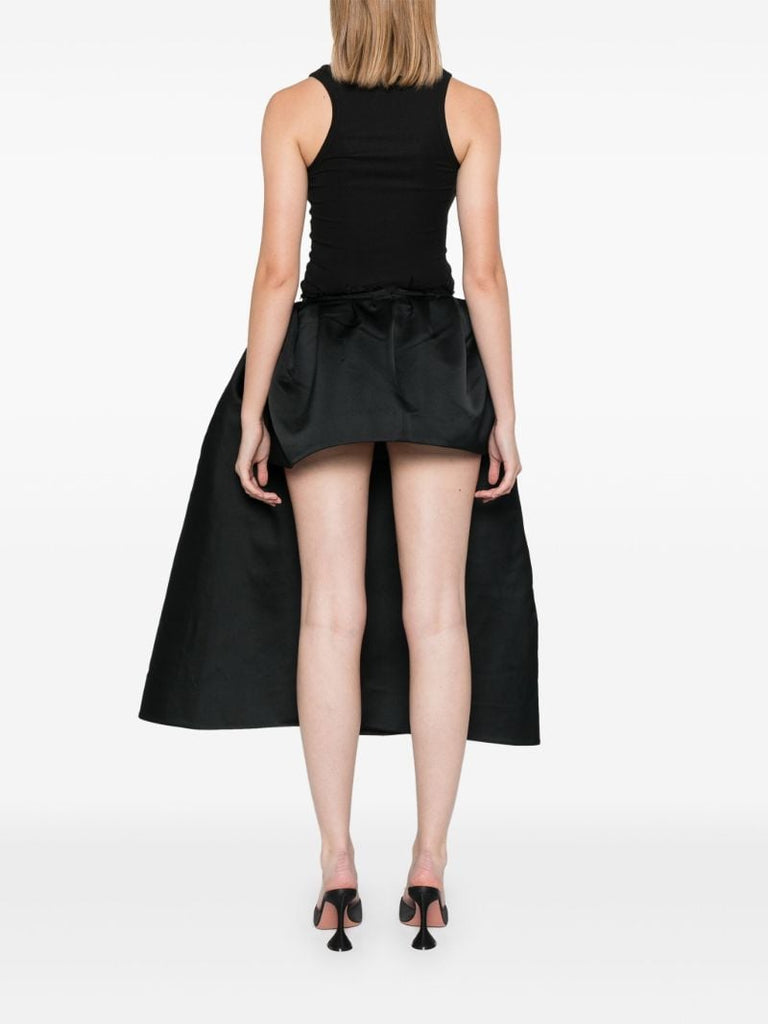 Draped High-low Skirt